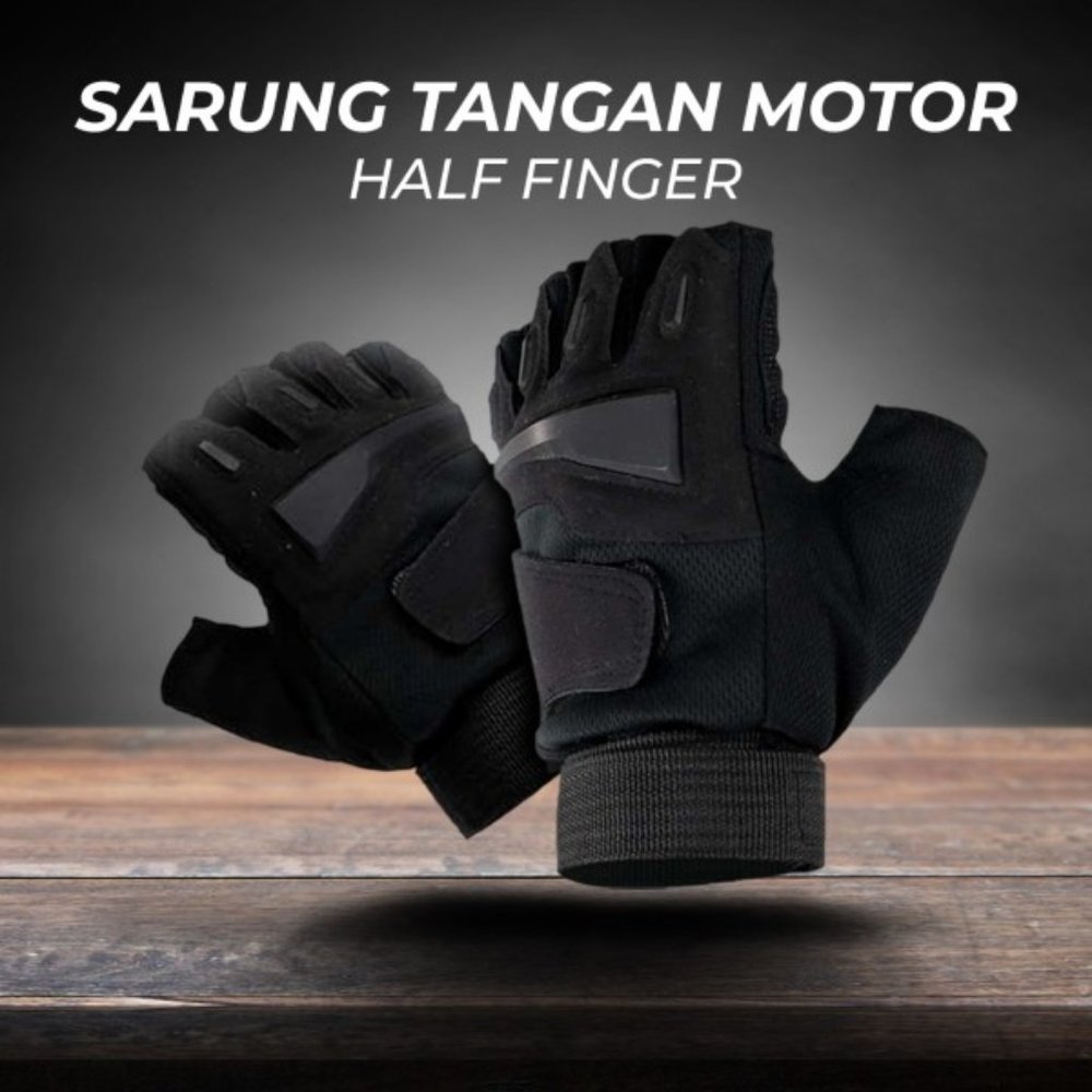 Black Eagle Tactical Motorcycle Glove Half Finger